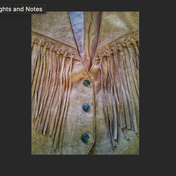 ❤️ Vintage Suede Fringe Vest - Picture 2 of 4